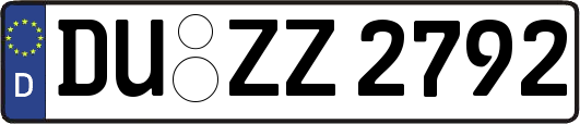 DU-ZZ2792