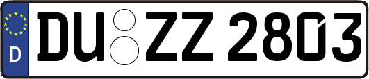 DU-ZZ2803