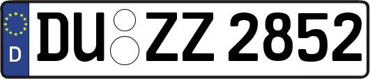 DU-ZZ2852