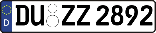 DU-ZZ2892