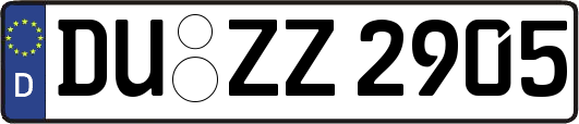 DU-ZZ2905