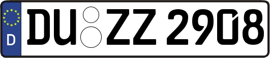 DU-ZZ2908