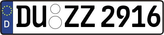 DU-ZZ2916