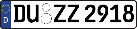 DU-ZZ2918