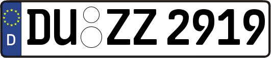 DU-ZZ2919