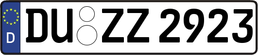 DU-ZZ2923