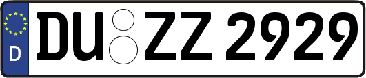 DU-ZZ2929