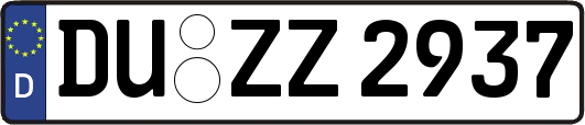 DU-ZZ2937