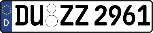 DU-ZZ2961