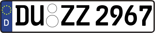 DU-ZZ2967