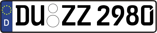 DU-ZZ2980