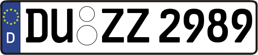 DU-ZZ2989