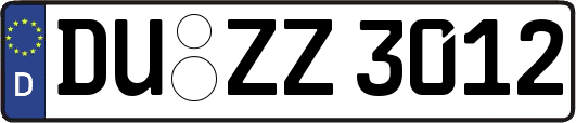 DU-ZZ3012