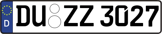 DU-ZZ3027