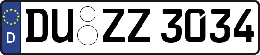 DU-ZZ3034