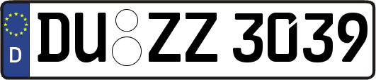 DU-ZZ3039