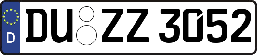 DU-ZZ3052
