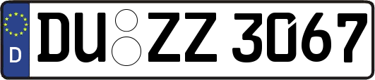 DU-ZZ3067