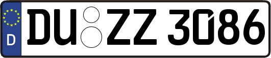 DU-ZZ3086