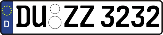 DU-ZZ3232