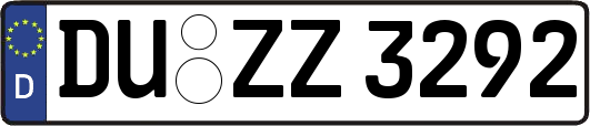 DU-ZZ3292