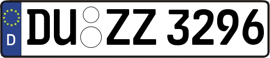 DU-ZZ3296