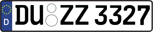 DU-ZZ3327