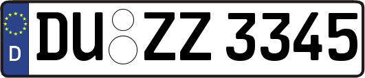 DU-ZZ3345