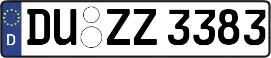 DU-ZZ3383