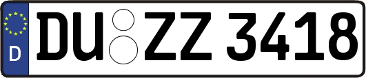 DU-ZZ3418