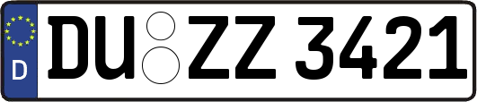 DU-ZZ3421