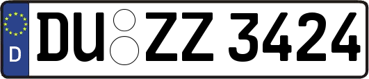 DU-ZZ3424