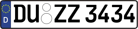 DU-ZZ3434