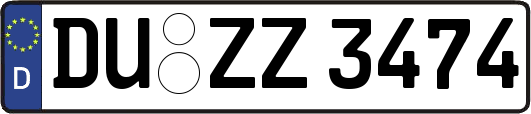 DU-ZZ3474