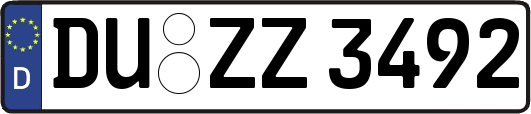 DU-ZZ3492