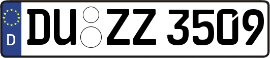 DU-ZZ3509