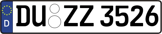 DU-ZZ3526
