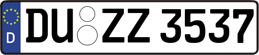 DU-ZZ3537