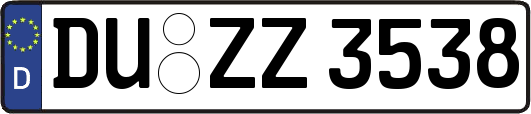 DU-ZZ3538