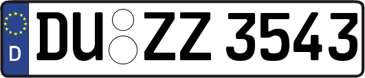 DU-ZZ3543