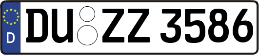 DU-ZZ3586