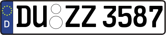 DU-ZZ3587