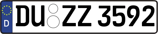 DU-ZZ3592
