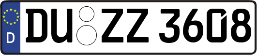 DU-ZZ3608