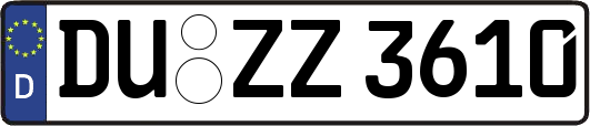 DU-ZZ3610