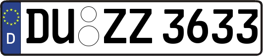 DU-ZZ3633