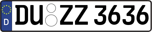 DU-ZZ3636