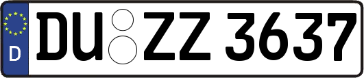 DU-ZZ3637