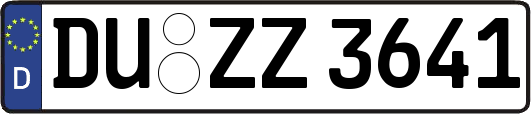 DU-ZZ3641