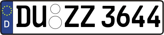 DU-ZZ3644